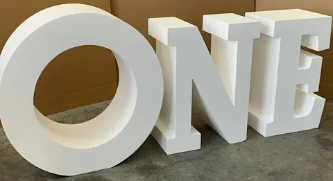 Styrofoam Letters: A Lightweight Solution for Bold Visual Displays